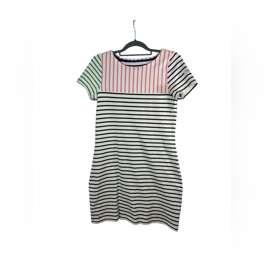 Joules Riviera mariners grade‎ striped nautical cotton dress size US 6 UK 10